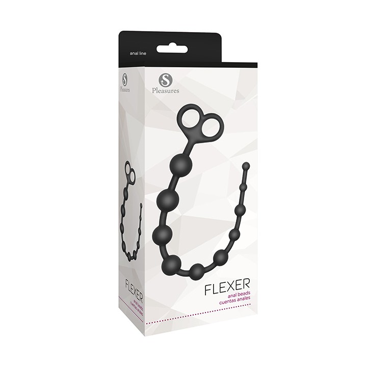 Flexer Anal Beads Black