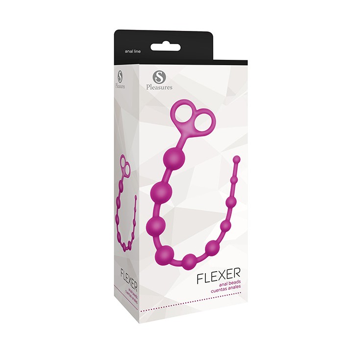 Flexer Anal Beads Plum