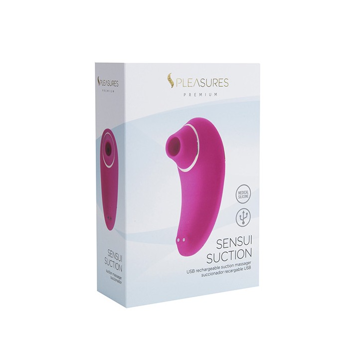 S Pleasures SENSUI - Pink — stymulator łechtaczki, różowy