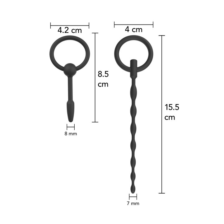 Penis Plug Set Small 2 pcs