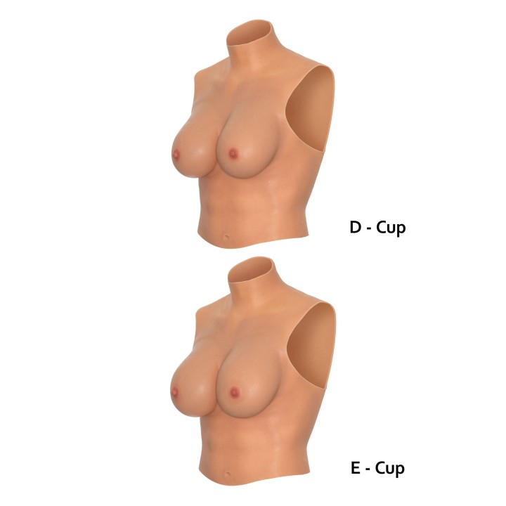Hidden Desire Wearable Breasts — proteza piersi, 100% silikon