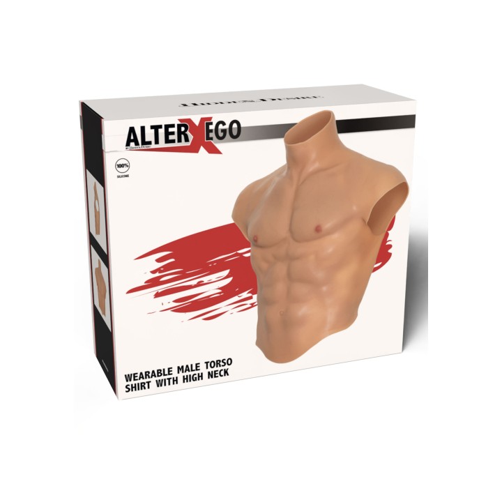 Silicone Torso Pecs and Abs