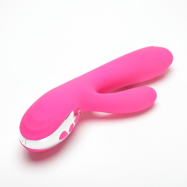 Velvet Touch wibrator silikonowy typ króliczek ładowany usb różowy