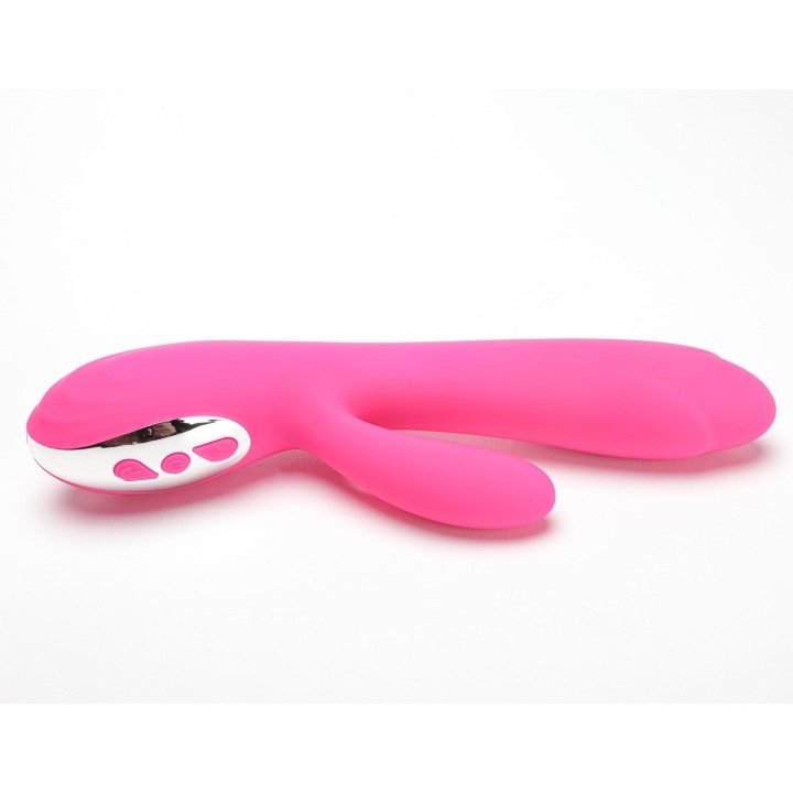 Velvet Touch wibrator silikonowy typ króliczek ładowany usb różowy