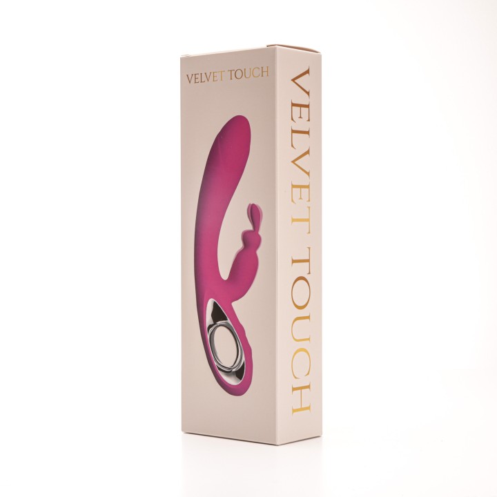 Velvet Touch wibrator silikonowy typ króliczek ładowany usb różowy