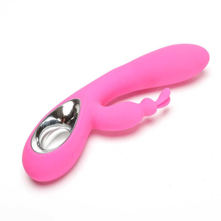 Velvet Touch wibrator silikonowy typ króliczek ładowany usb różowy