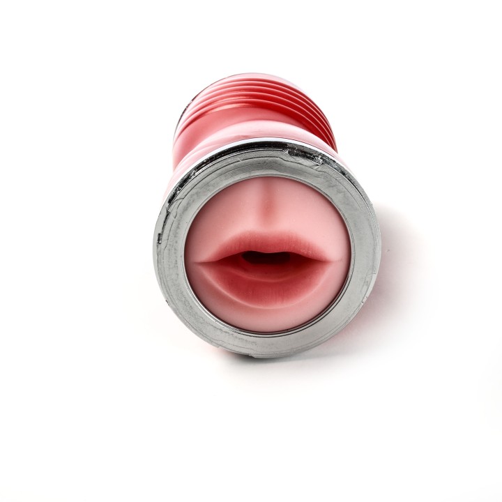 Simple Pleasure masturbator dwustonny końce wagina usta czerwony