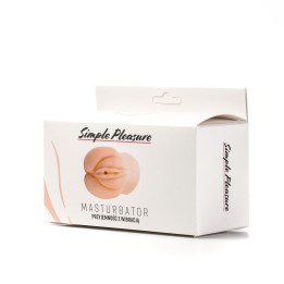 Simple Pleasure masturbator wagina z wibracją cyberskóra 500g