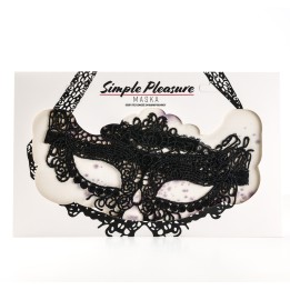 Simple Pleasure maska na oczy wenecka czarna