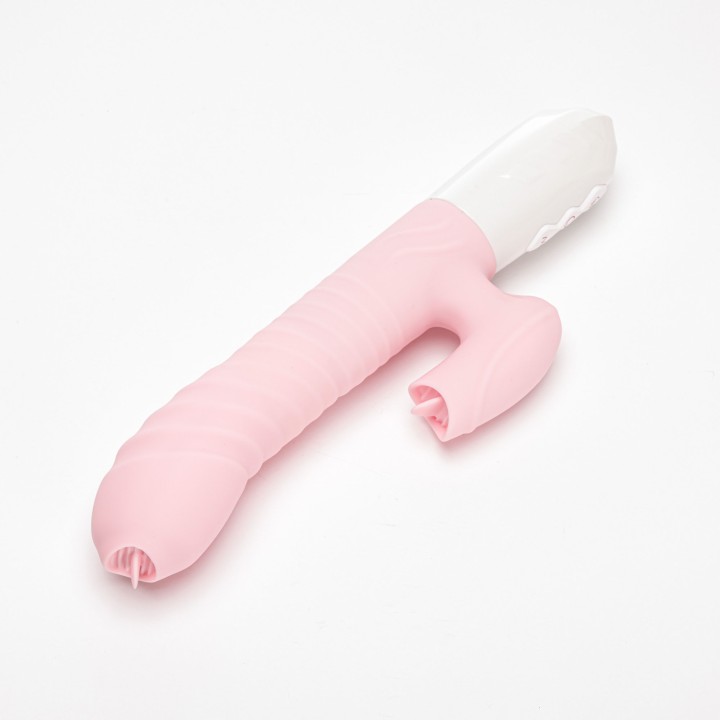 Velvet Touch wibrator silikonowy typ króliczek ładowany usb różowy