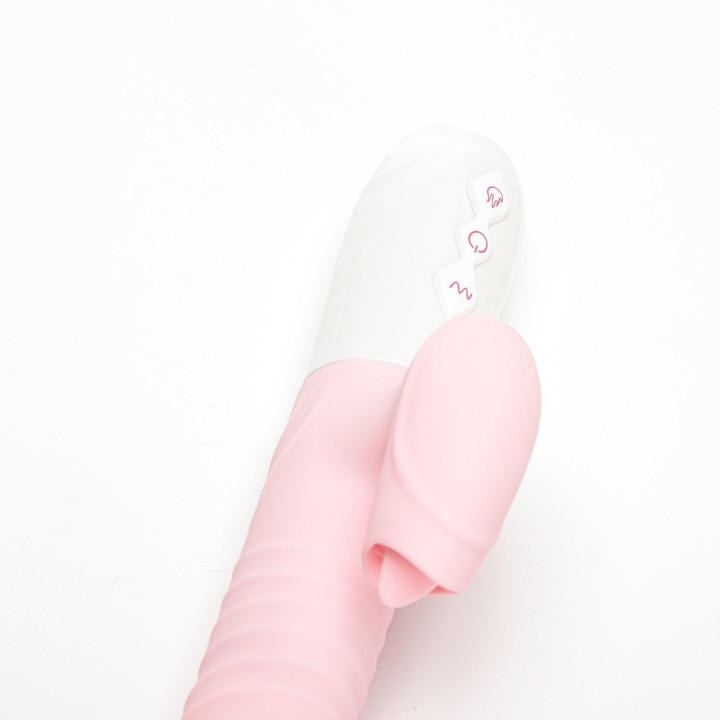 Velvet Touch wibrator silikonowy typ króliczek ładowany usb różowy