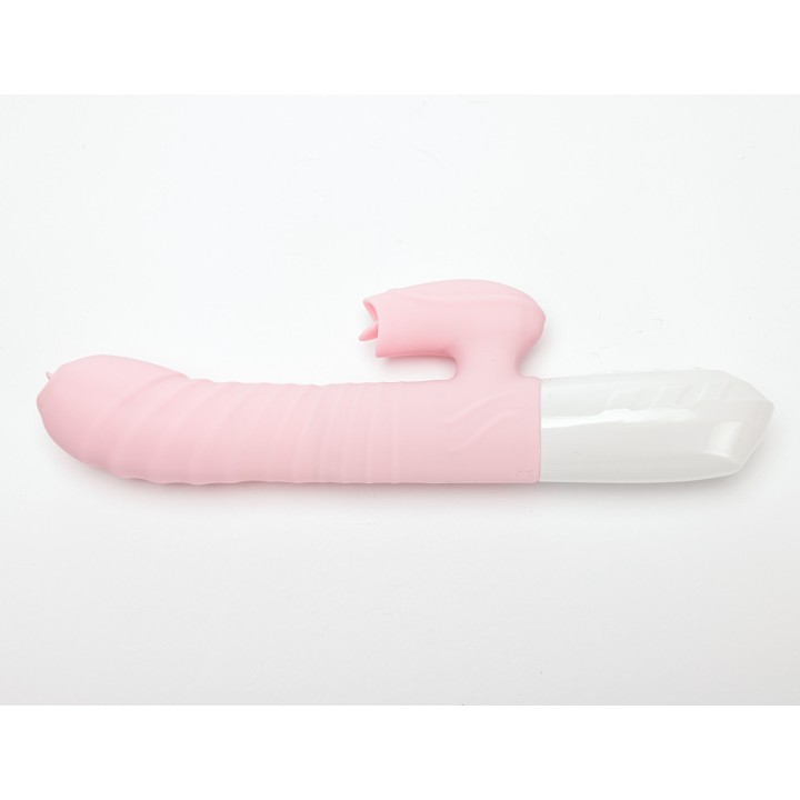 Velvet Touch wibrator silikonowy typ króliczek ładowany usb różowy