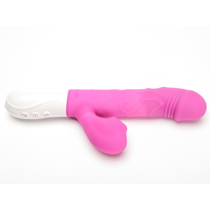 Velvet Touch wibrator silikonowy typ króliczek ładowany usb fioletowy