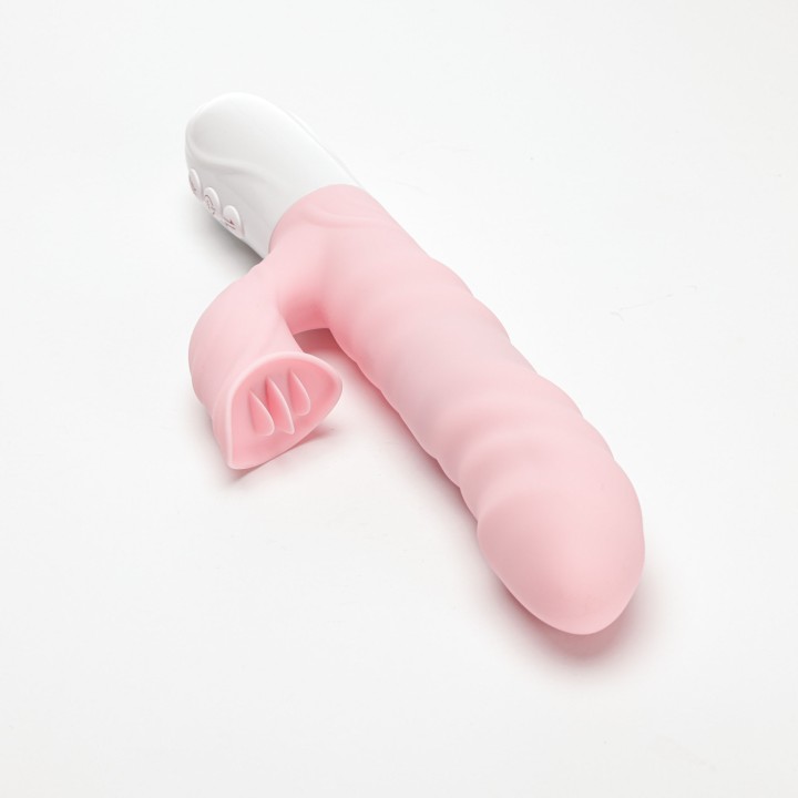 Velvet Touch wibrator silikonowy typ króliczek ładowany usb różowy