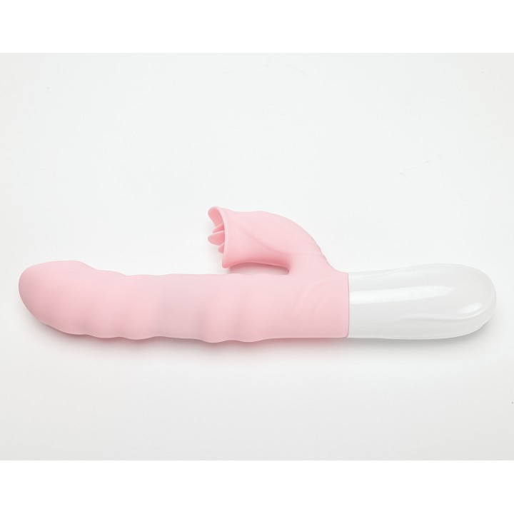 Velvet Touch wibrator silikonowy typ króliczek ładowany usb różowy