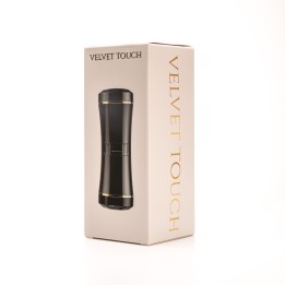 Velvet Touch masturbator dwustonny końce wagina usta czarny