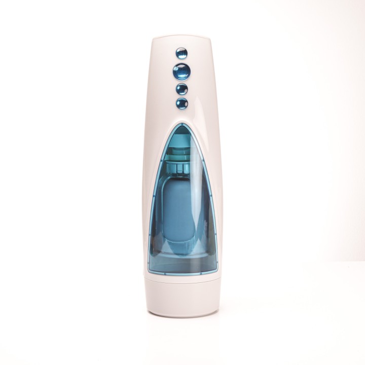 Velvet Touch masturbator z wibracją rotujący plus ruch góra dół wagina cyberskóra ładowany usb biały