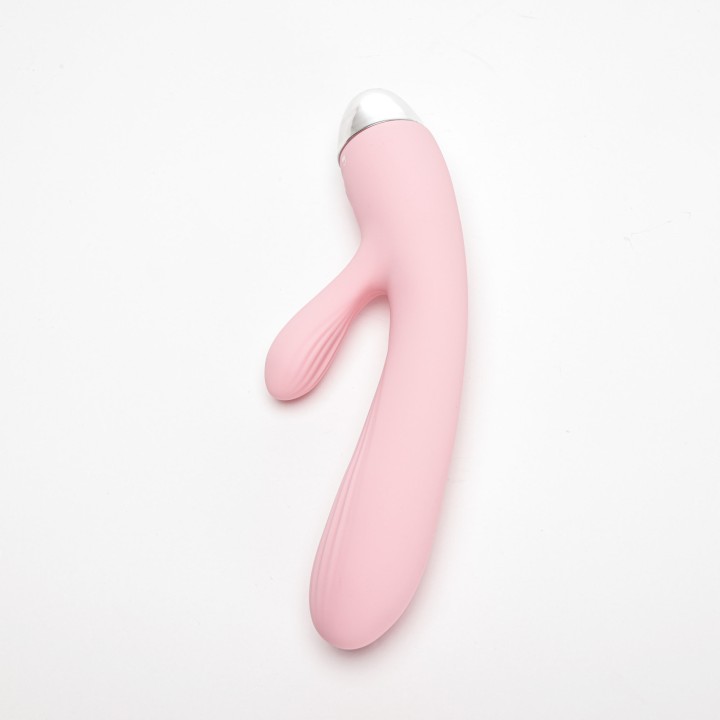 Velvet Touch wibrator silikonowy typ króliczek ładowany usb różowy