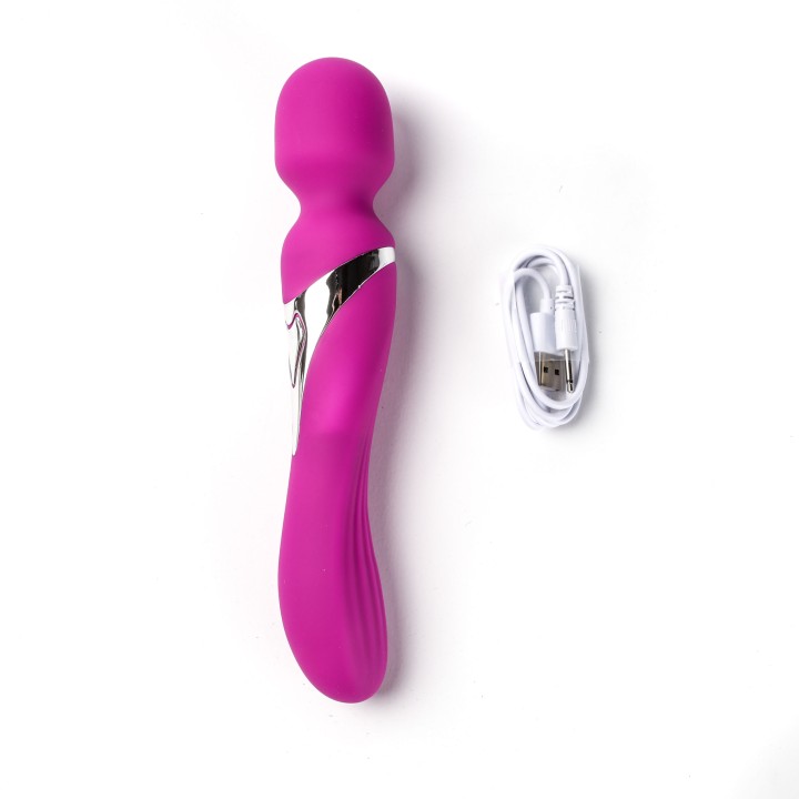 Velvet Touch masażer kulowy magiczna różdżka ładowany usb fioletowy
