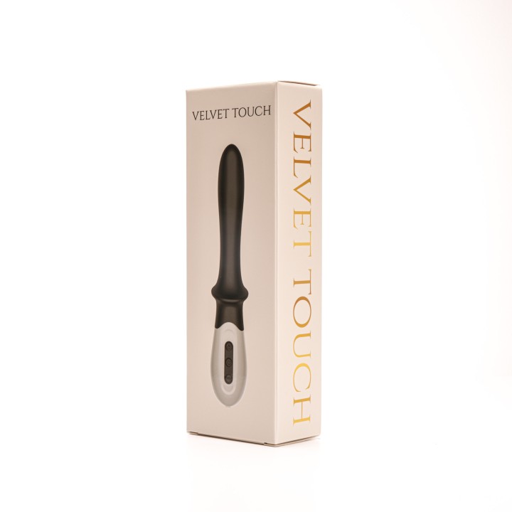 Velvet Touch wibrator silikonowy stymulacja punktu g ładowany usb czarny