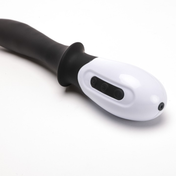 Velvet Touch wibrator silikonowy stymulacja punktu g ładowany usb czarny