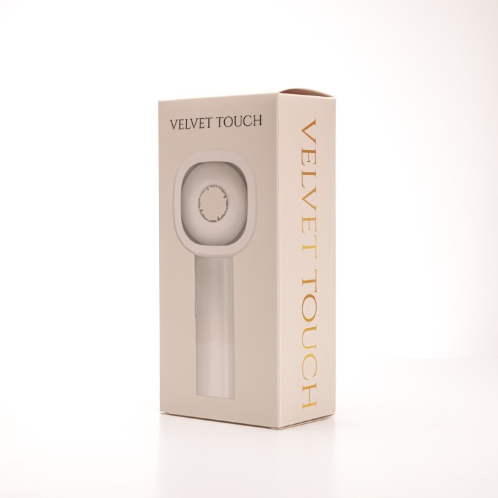 Velvet Touch masturbator posuwisty cyberskóra ładowany usb biały