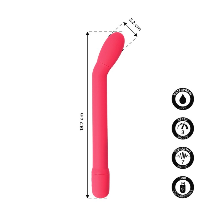CARESS G-SPOT VIBRATOR PINK