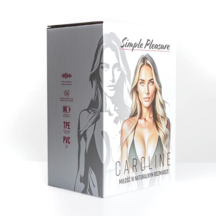 Simple Pleasure lalka dmuchana damska z głową 3d caroline