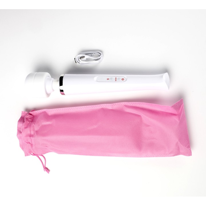 Simple Pleasure masażer kulowy magiczna różdżka ładowany usb biały