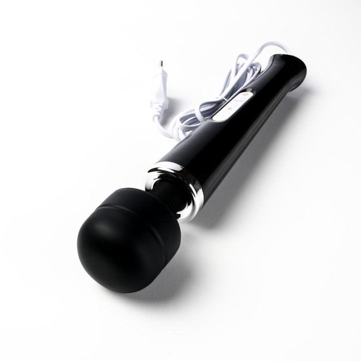Simple Pleasure masażer kulowy magiczna różdżka zasilany prądem czarny