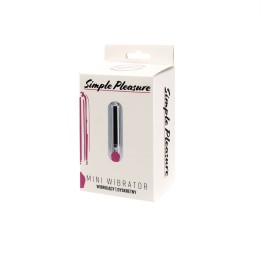 Simple Pleasure wibrator mini typ bullet ładowany usb srebrny