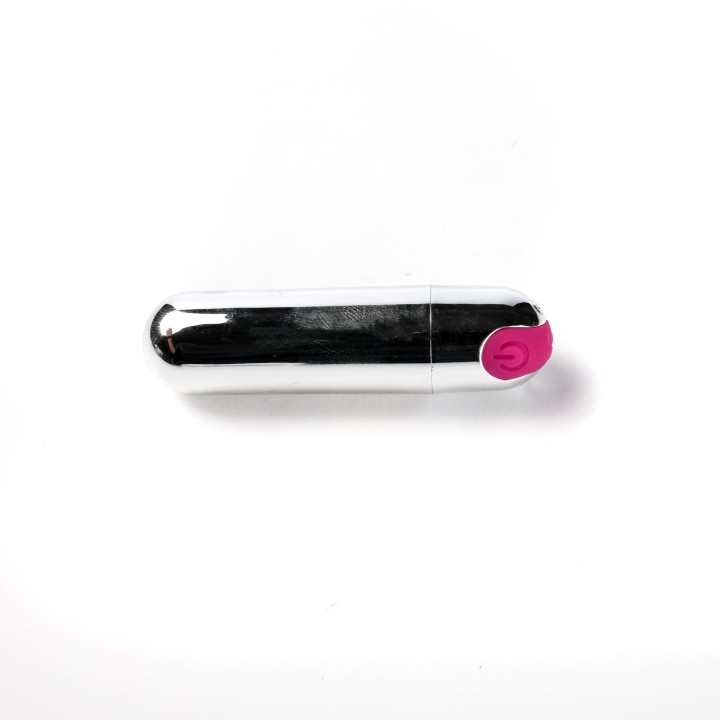 Simple Pleasure wibrator mini typ bullet ładowany usb srebrny