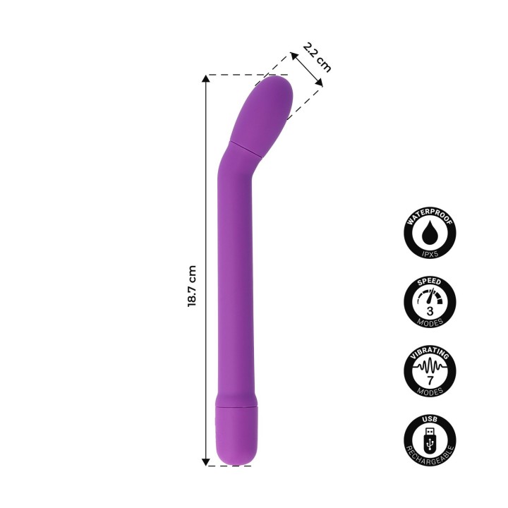 CARESS G-SPOT VIBRATOR PURPLE