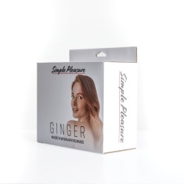 Simple Pleasure lalka dmuchana damska 3d ginger