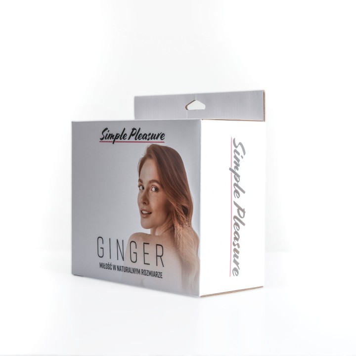 Simple Pleasure lalka dmuchana damska 3d ginger