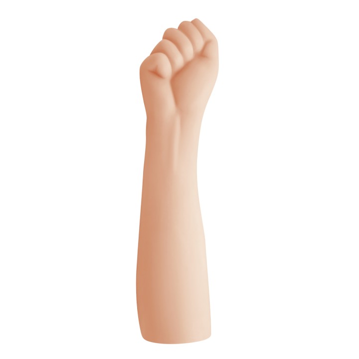Party Up dildo w kształcie dłoni pięść cyberskóra kolor cielisty Tony