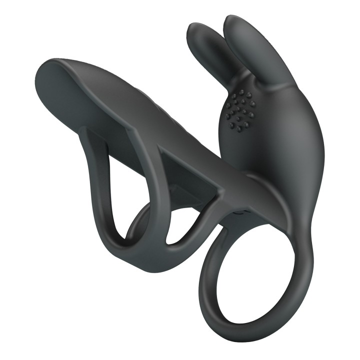 Party Up pierścień wibrujący ładowany usb kolor czarny Mark