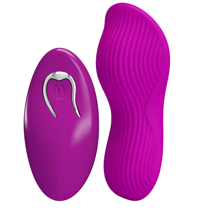 Party Up stymulator łechtaczki silikonowy  sterowany bezprzewodowo ładowany usb kolor fioletowy Michael