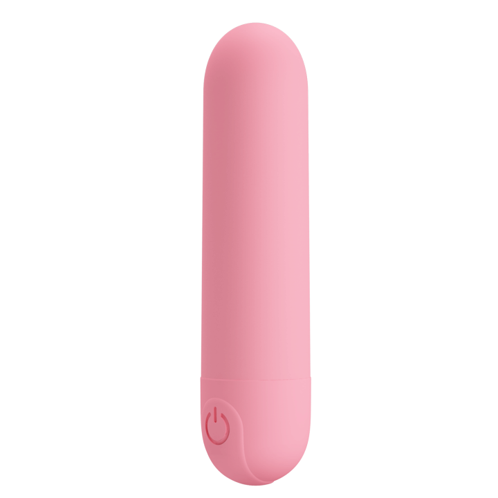 Party Up wibrator mini typ bullet ładowany usb kolor pudrowy różowy Henry