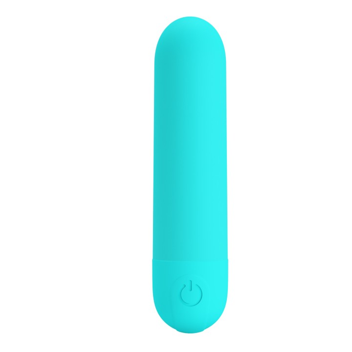 Party Up wibrator mini typ bullet ładowany usb kolor turkusowy Harry