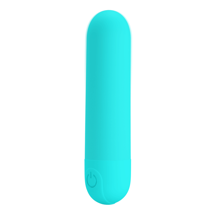 Party Up wibrator mini typ bullet ładowany usb kolor turkusowy Harry