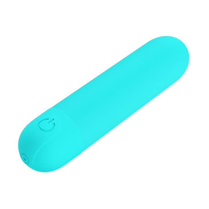 Party Up wibrator mini typ bullet ładowany usb kolor turkusowy Harry