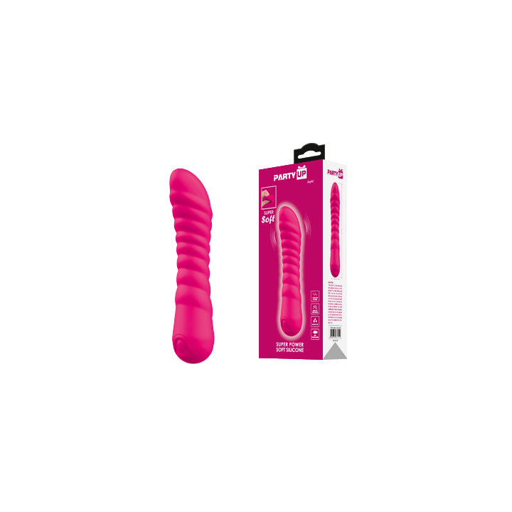 Party Up wibrator silikonowy ładowany usb kolor różowy Jaylei