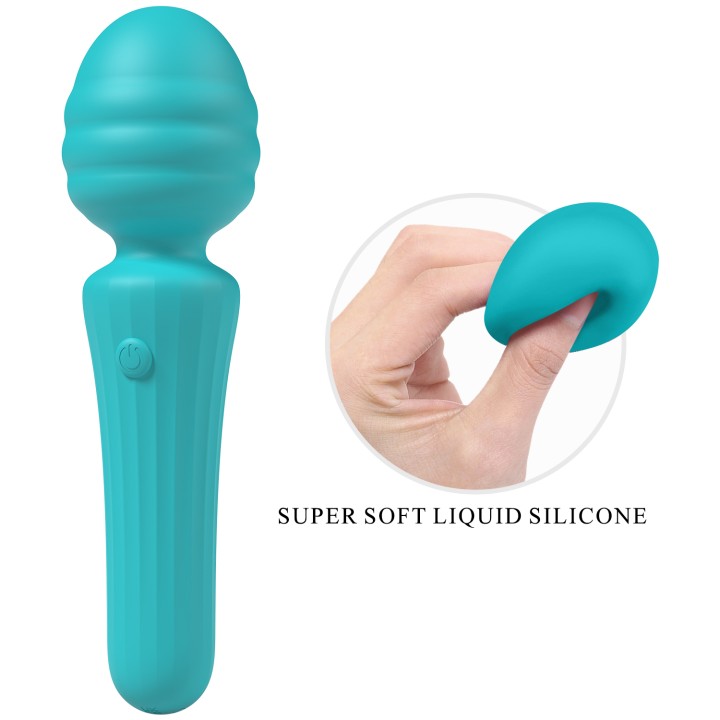 Party UP masażer kulowy magiczna różdżka ładowany usb kolor turkusowy Duuna
