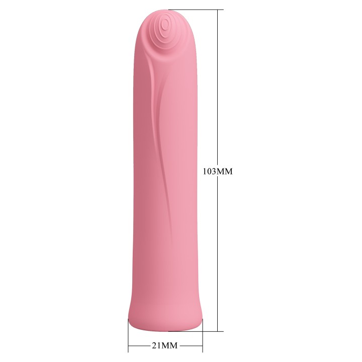 Party Up wibrator mini typ bullet ładowany usb kolor pudrowy róż Edison