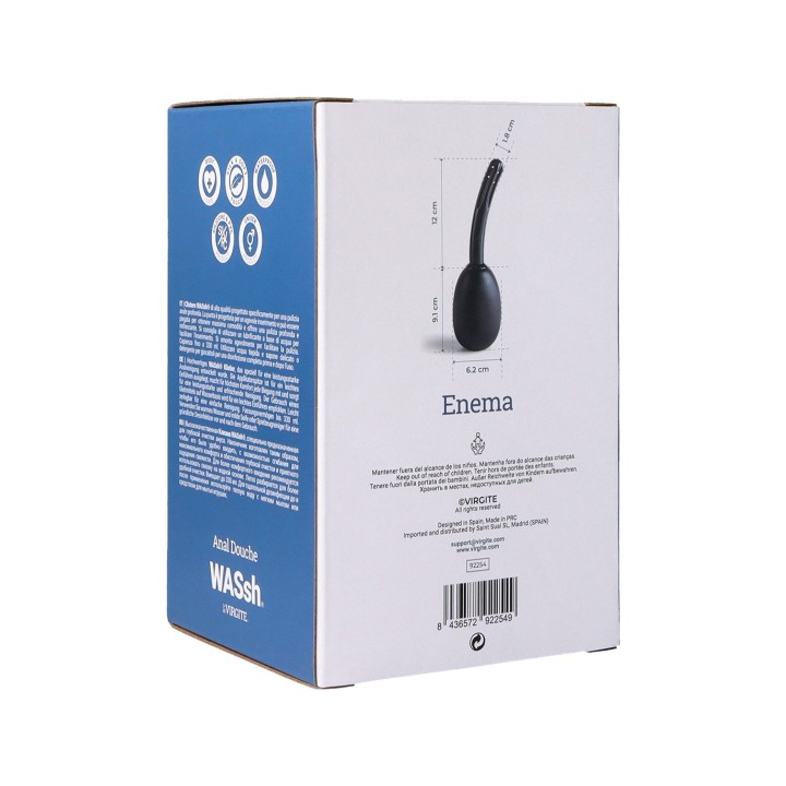 ENEMA ANAL CLEANING ORIFICES BLACK 150 ML