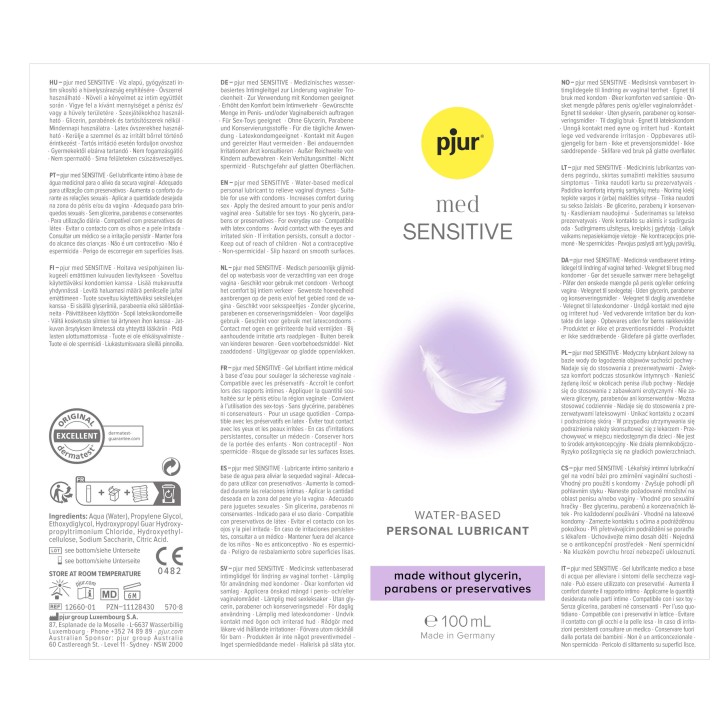 pjur med SENSITIVE - 100 ml