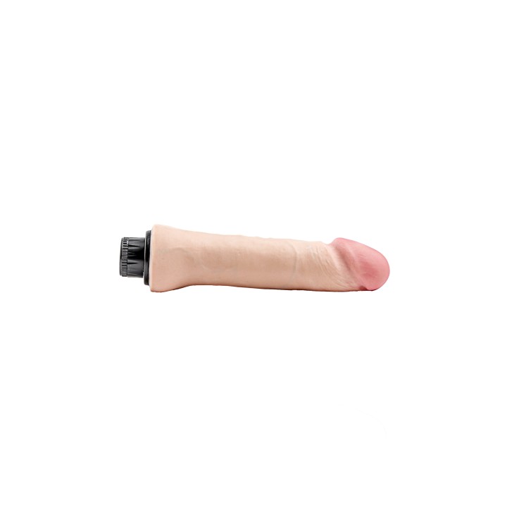 Simple Pleasure wibrator z regulacją prędkości  cyberskóra kolor cielisty 20 cm