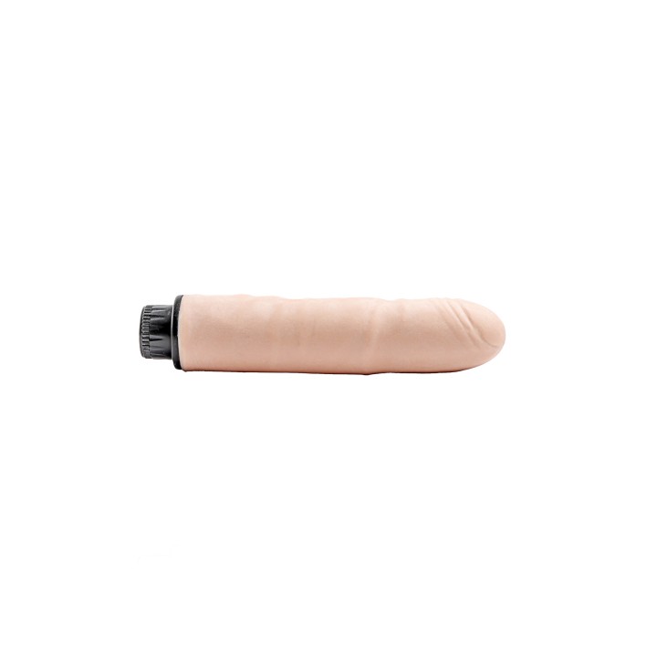 Simple Pleasure wibrator z regulacją prędkości  cyberskóra kolor cielisty 20 cm