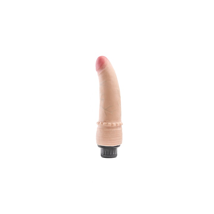 Simple Pleasure wibrator z regulacją prędkości  cyberskóra kolor cielisty 18 cm